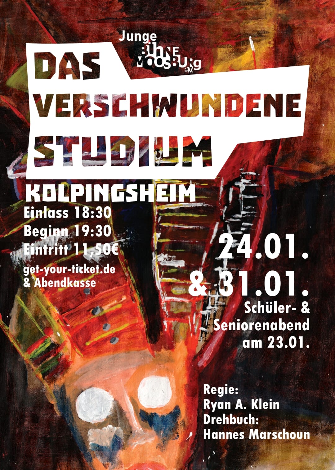 Plakat Das verschwundene Studium